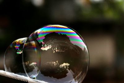 Close-up of bubbles