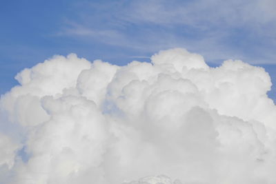 Low angle view of clouds in sky