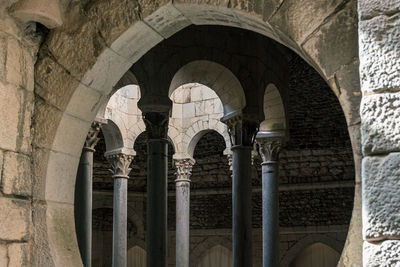 Low angle view of historical building