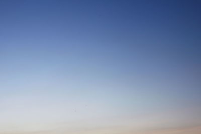 Low angle view of clear sky