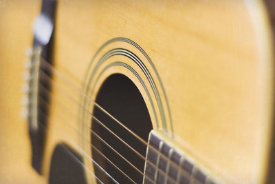 Close-up of guitar