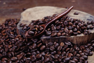 Close-up of coffee beans