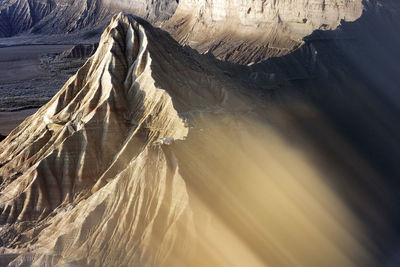 Bardenas reales. desierto de bardenas reales, desert of bardenas reales navarra spain this particular rock formation