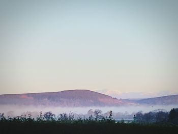 Scenic view of mountains