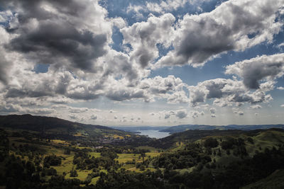 Scenic view of landscape against sky