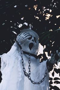 Close-up of metallic object