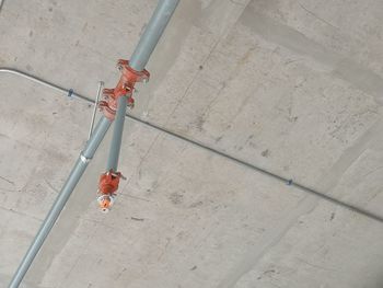 High angle view of construction site