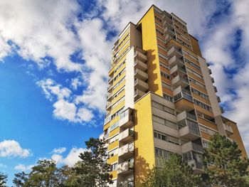 Low angle view of building against sky