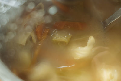 Close-up of ice cream in bowl