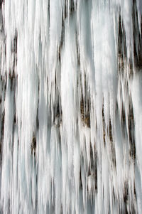 Full frame shot of icicles