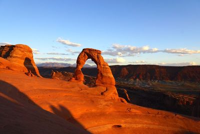 View of a desert