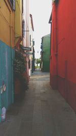 Alley amidst buildings