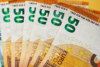 High angle view of text on paper