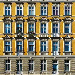 Full frame shot of residential building