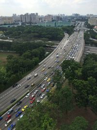 Traffic on road