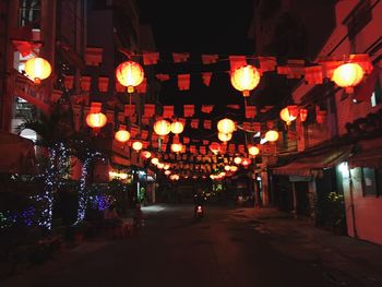 Lamp post at night