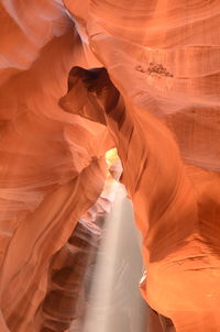 Rock formations in canyon