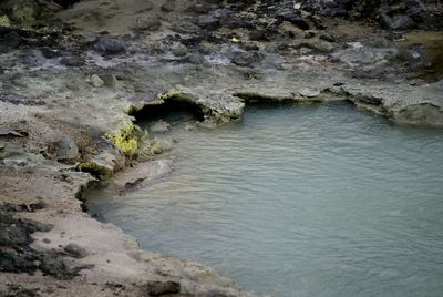 Rocks in sea