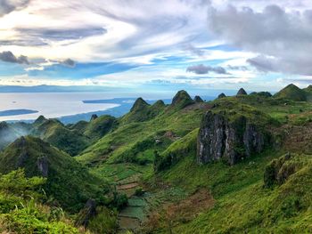 Scenic view of landscape against sky