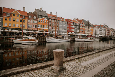 Boats in canal