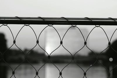 Close-up of chainlink fence