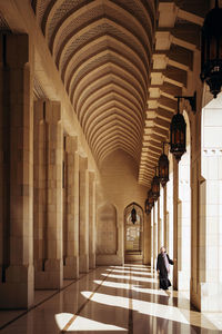 Corridor of building