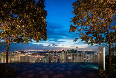 Cityscape at night