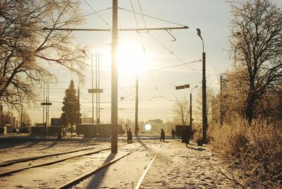 Road at sunset