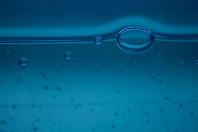 Full frame shot of wet glass