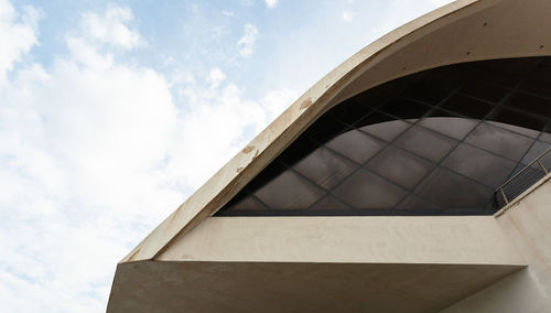 Low angle view of building against sky