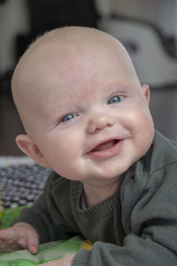 Portrait of cute baby girl