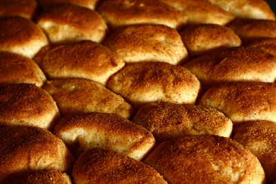 Photo of freshly baked filipino bread called pan de sal or salted bread