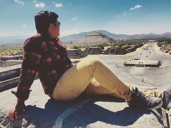 sitting