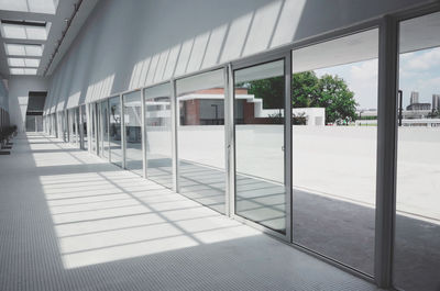 Empty entrance of building