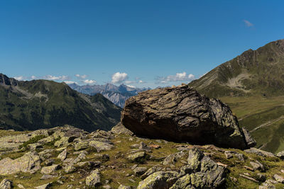 Idyllic view of mountains against sky