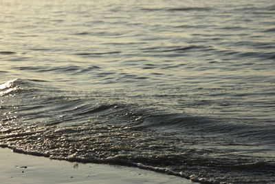 High angle view of sea