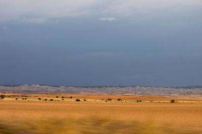 Scenic view of landscape against sky