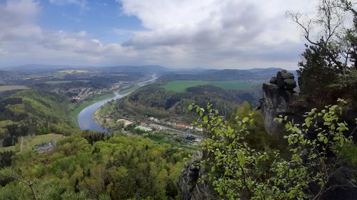 Scenic view of landscape against sky