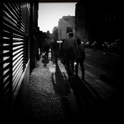 Full length of woman walking in city