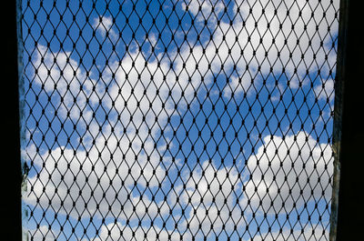 Full frame shot of chainlink fence