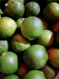 Full frame shot of fruits in market