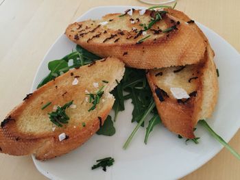 Close-up of food in plate