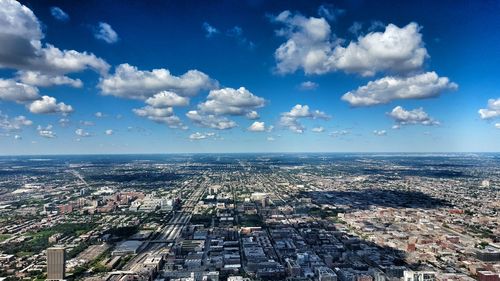 Aerial view of cityscape