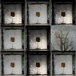 Full frame shot of old abandoned building
