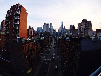 City skyline against sky