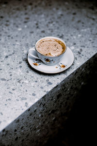 Close-up of dessert on table