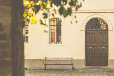 A classic italian square, in the city of modena.