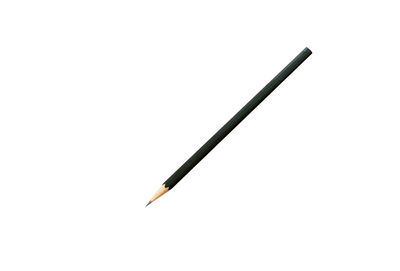 High angle view of pen against white background