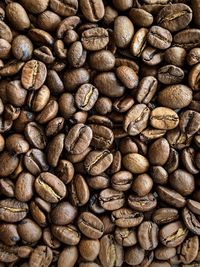 Full frame shot of coffee beans