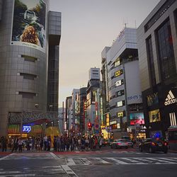 View of city street